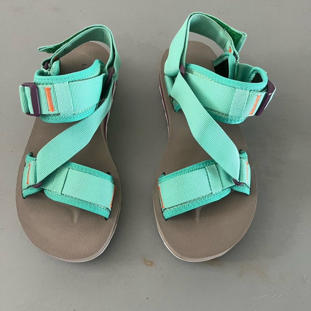Merrell Teal Outdoor Strappy Sandals